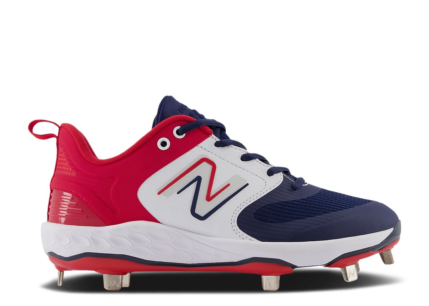 

Кроссовки New Balance Wmns Fresh Foam X Velo V3 Metal 'Red Navy Blue', красный
