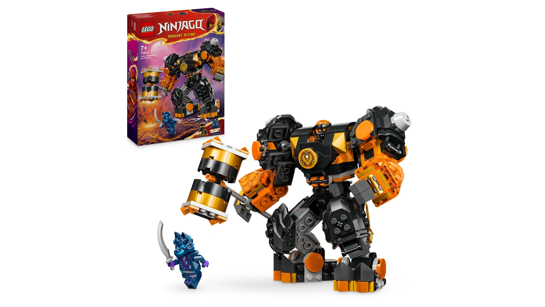 Lego NINJAGO Земной робот Коула цена и фото