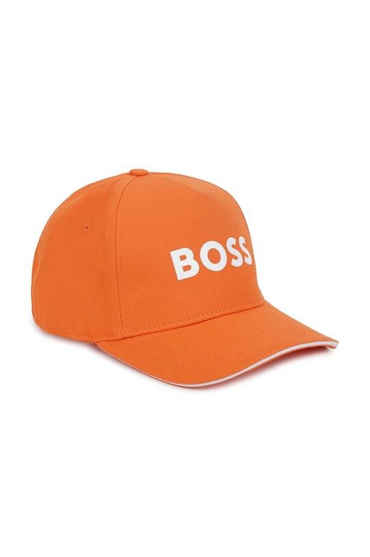 

Детская хлопковая шапочка Boss, оранжевый