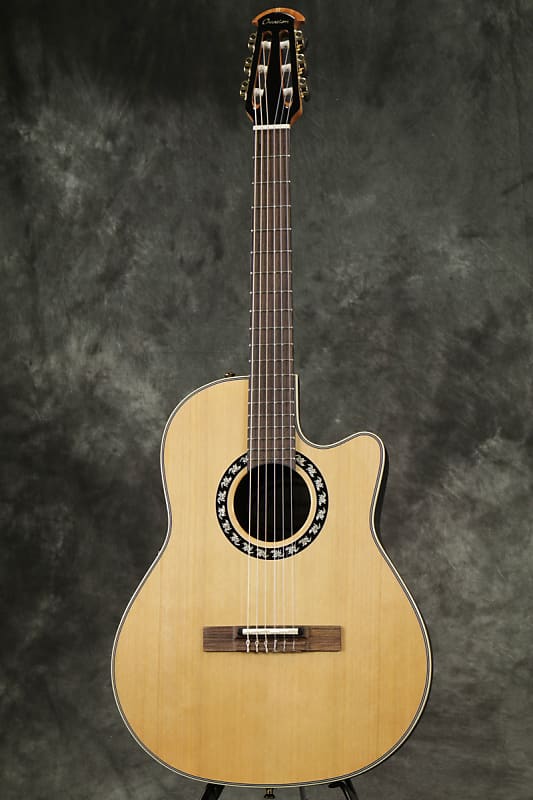 Акустическая гитара Ovation 1773AX-4 Professional Timeless Collection Mid Depth Nylon 6-String Acoustic-Electric Guitar цена и фото