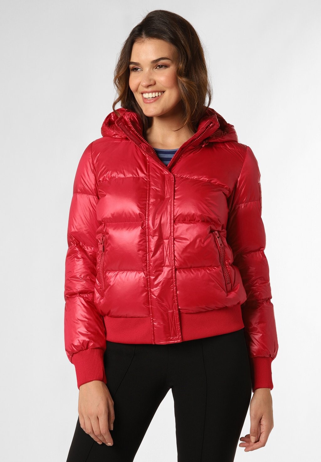 

Пуховик Armani Exchange, фуксия, Розовый