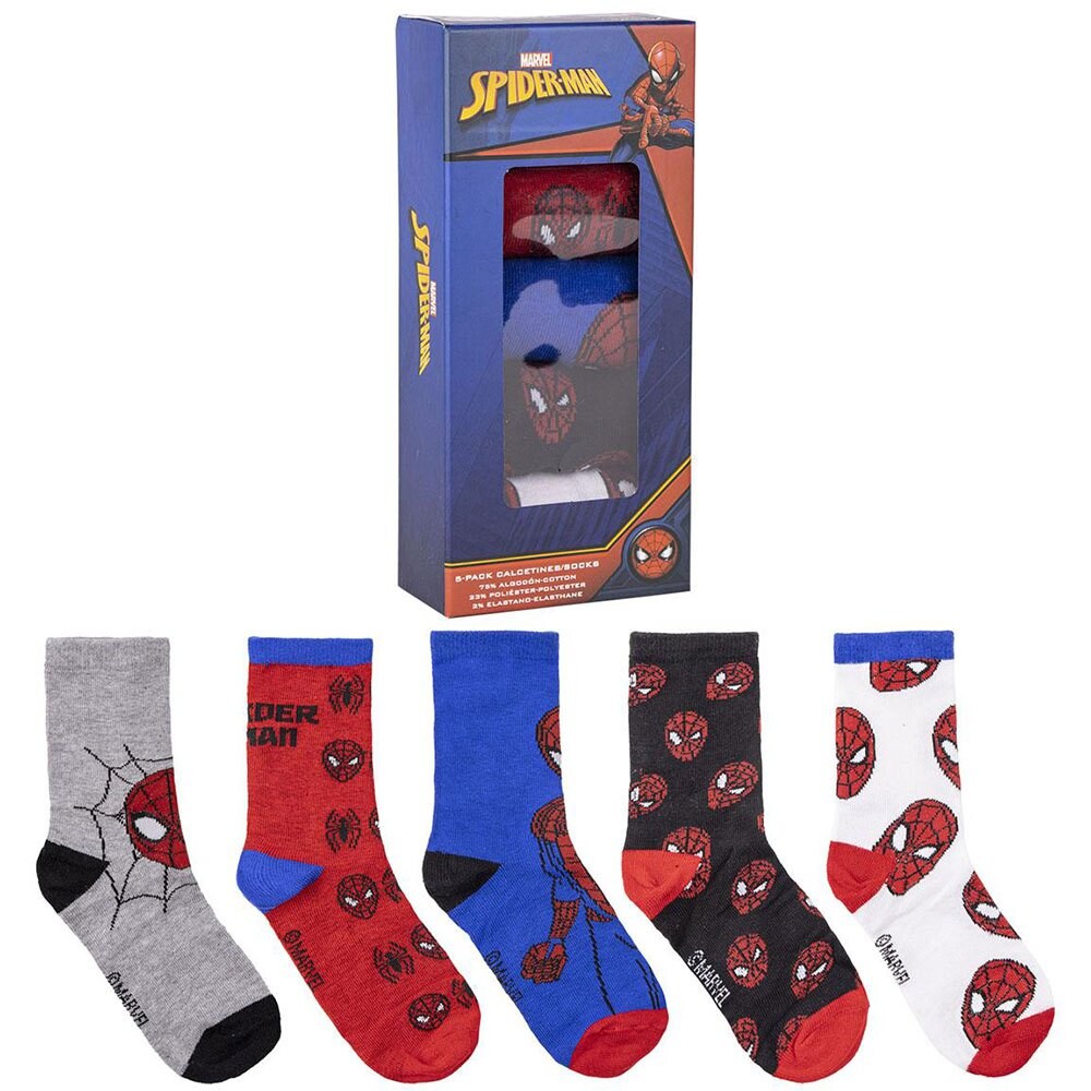 

Носки Cerda Group Spiderman Half 5 Units, разноцветный