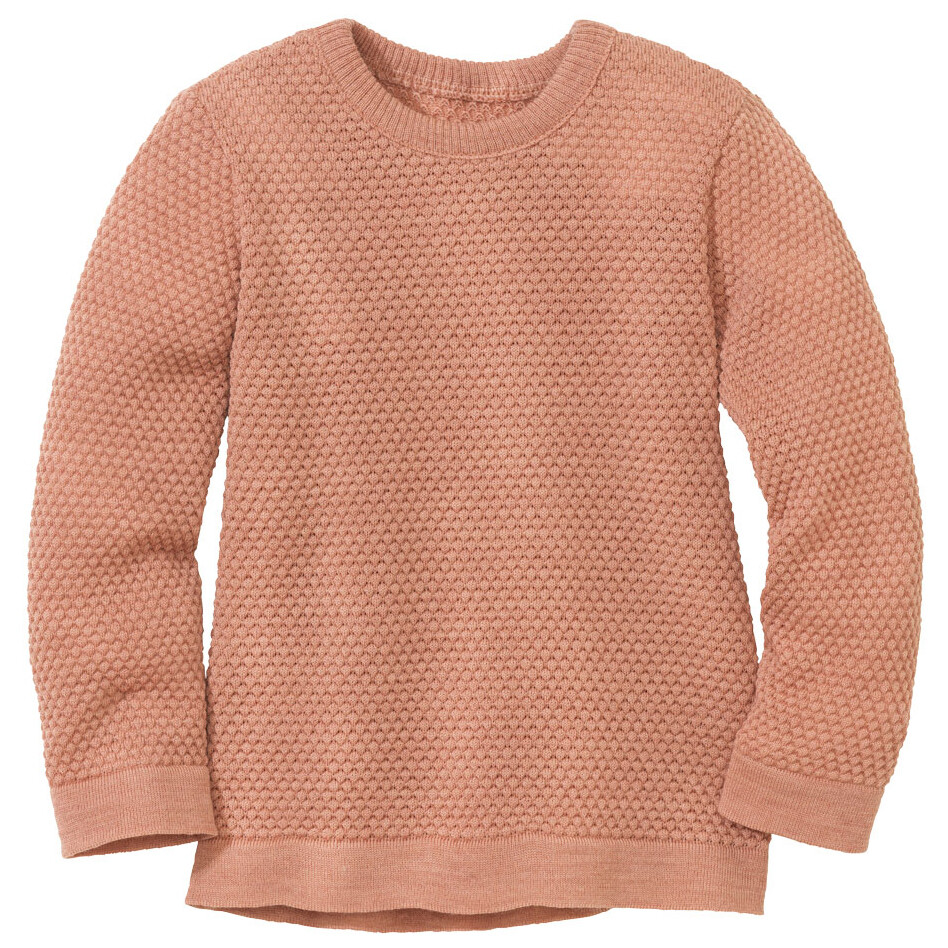 

Шерстяной свитер Disana Kid's Wabenstrick Pullover, цвет Rosé