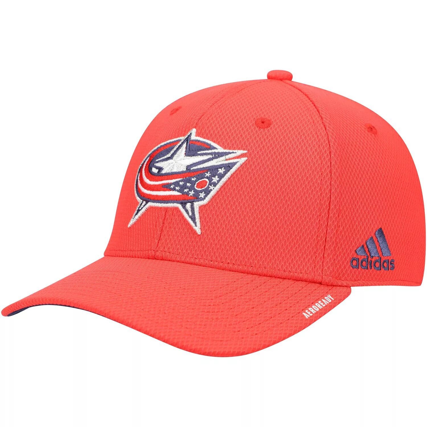 

Мужская кепка adidas Red Columbus Blue Jackets Locker Room Coach Flex Hat