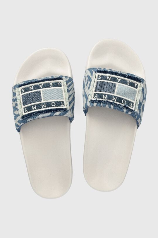 

Шлепанцы TJW POOL SLIDE DENIM Tommy Jeans, белый