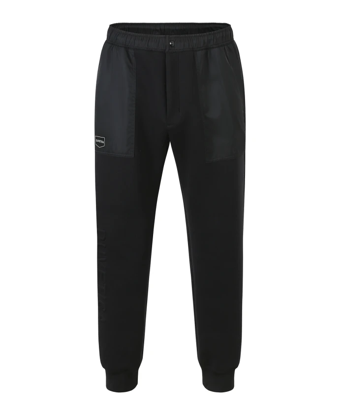 

Спортивные брюки с защипами AW23 Duvetica, черный