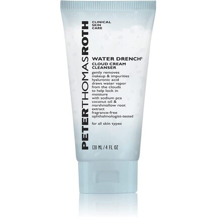 Очищающий крем Water Drench Cloud 120 мл, Peter Thomas Roth peter thomas roth water drench hyaluronic cloud makeup removing gel cleanser