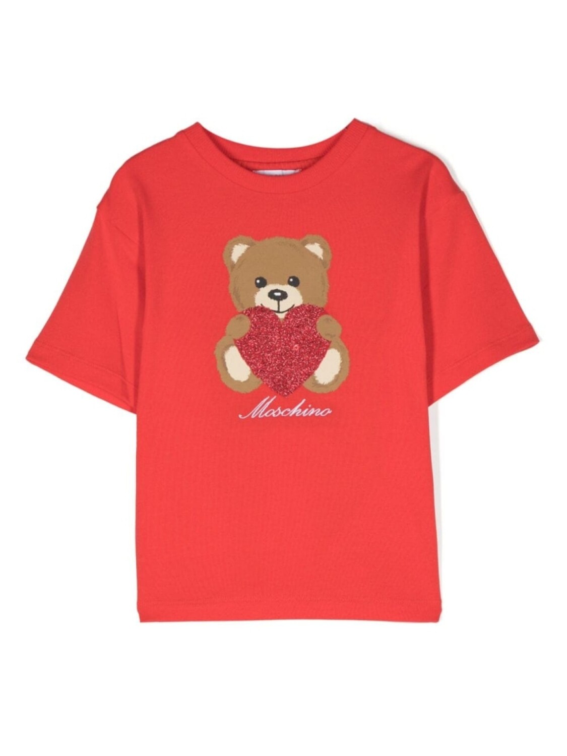 

Футболка Teddy Bear Moschino Kids, красный