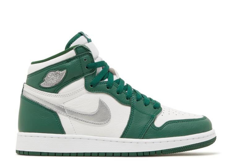 

Кроссовки AIR JORDAN 1 RETRO HIGH OG GS 'GORGE GREEN', зеленый