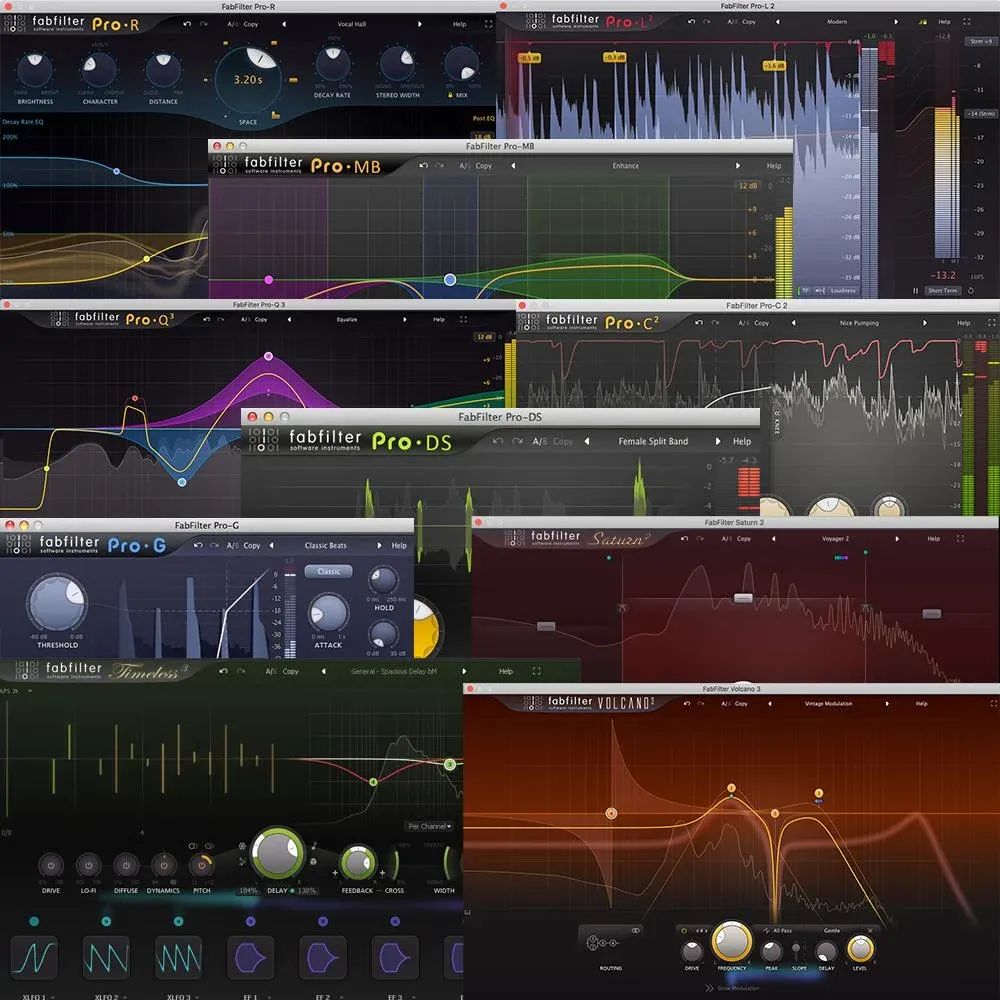 

Коллекция плагинов FabFilter FX Bundle — академическая версия