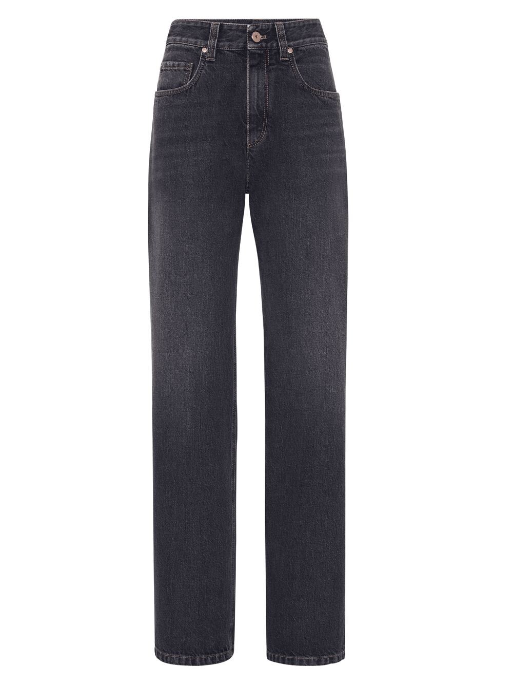 

Джинсовые брюки оверсайз Brunello Cucinelli, черный
