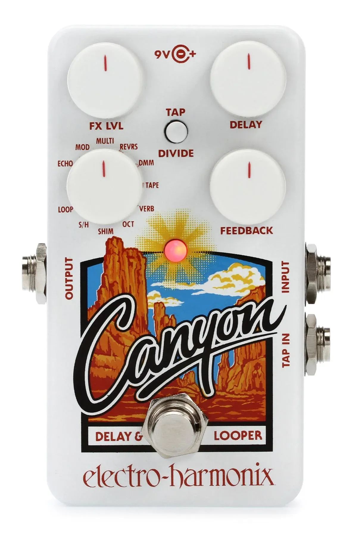 

Electro-Harmonix Canyon Delay и педаль лупера