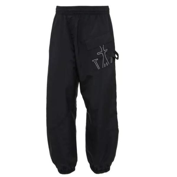 

Брюки twisted joggers 999 J.W. Anderson, черный