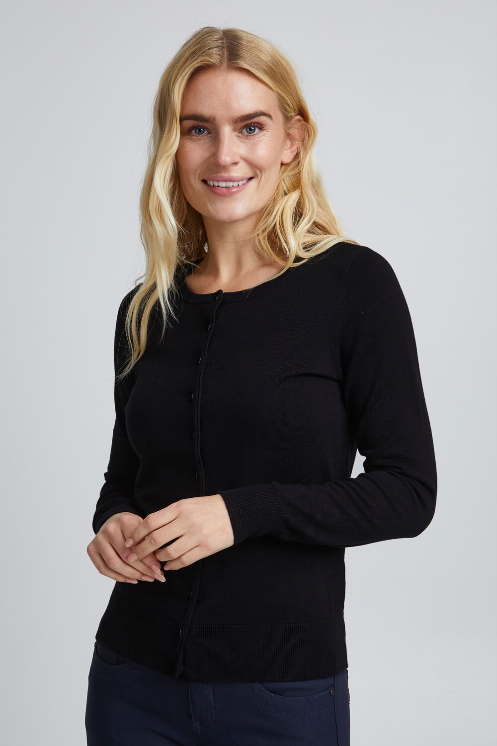 

Кардиган Fransa Strickjacke, черный