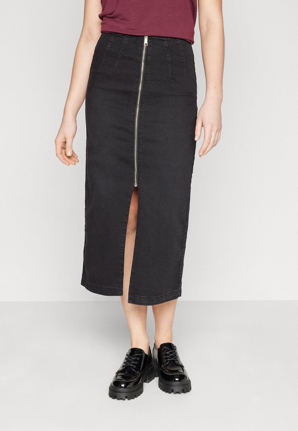 Юбка-карандаш VMMONICONG PENCIL SKIRT Vero Moda, черный