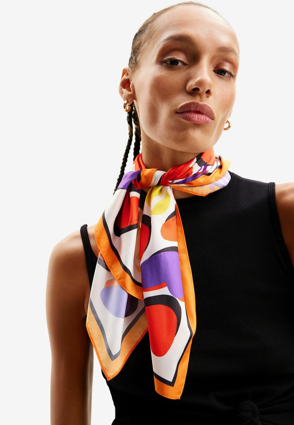 

Шарф HEART CARRÉ Desigual, цвет multi coloured