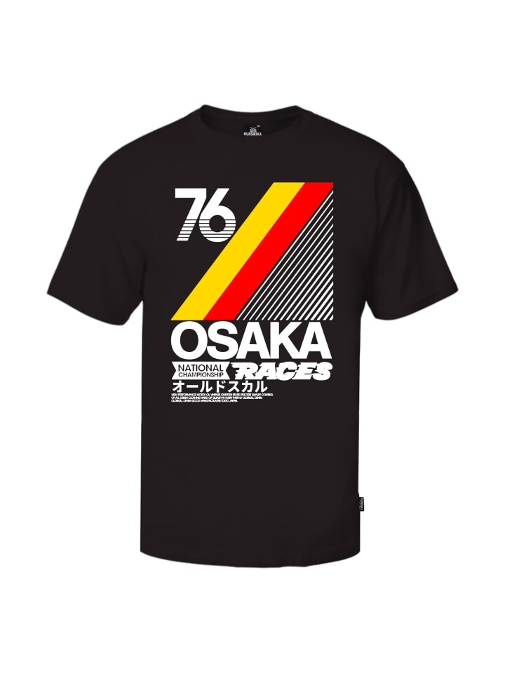 

Футболка OLDSKULL Retro Japan City Vintage Graphic, черный