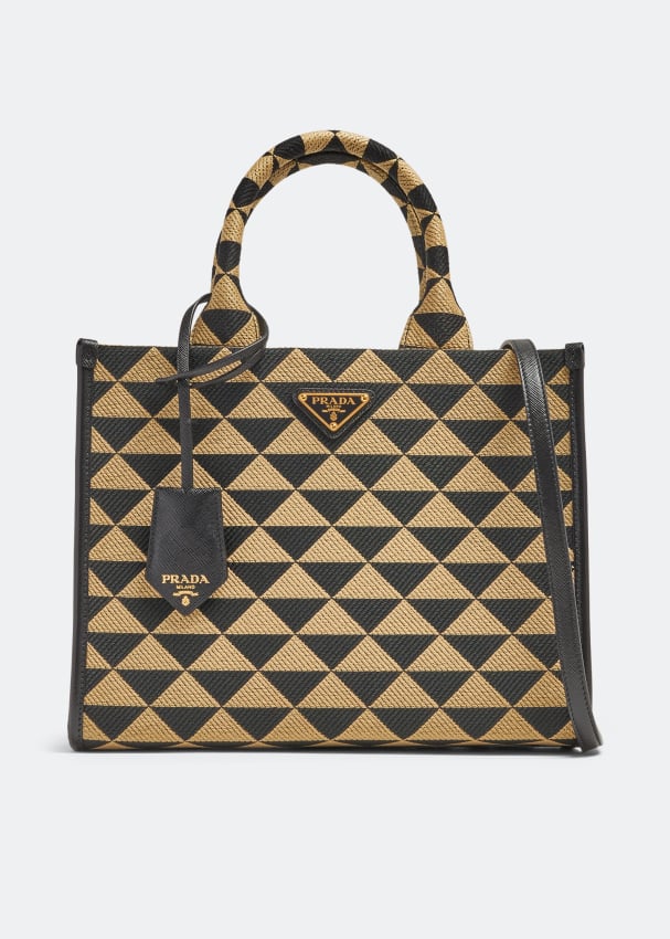 цена Сумка Prada Symbole Small Handbag, коричневый