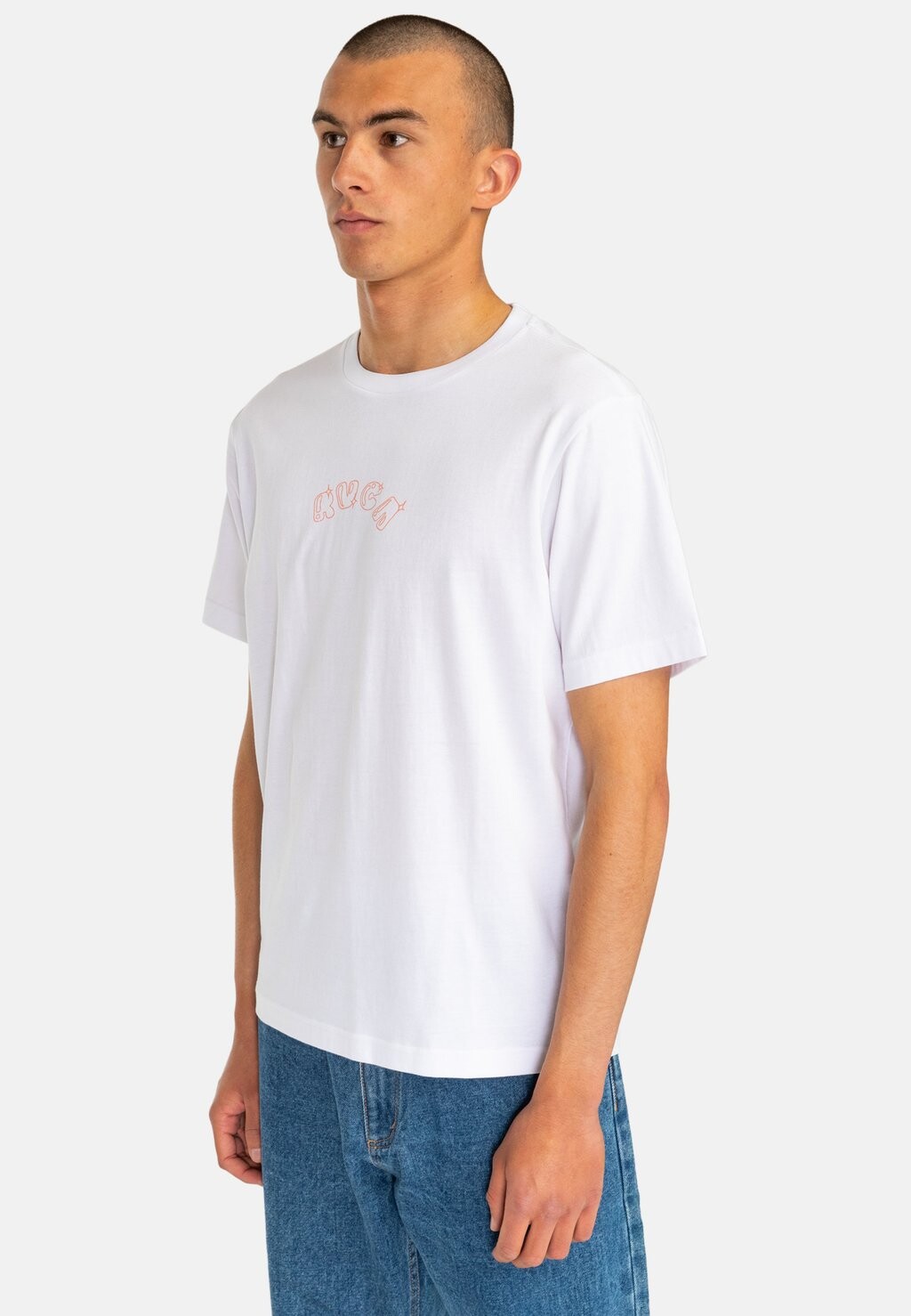 

Футболка с принтом No Comply RVCA, белая