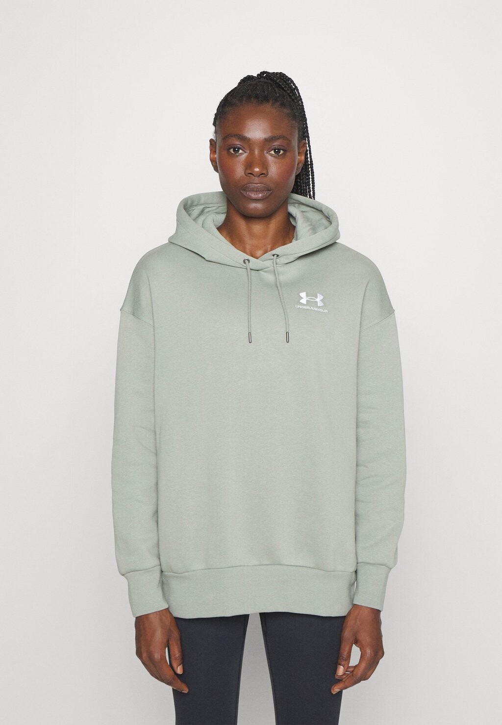 

Толстовка с капюшоном Under Armour, зеленый/белый