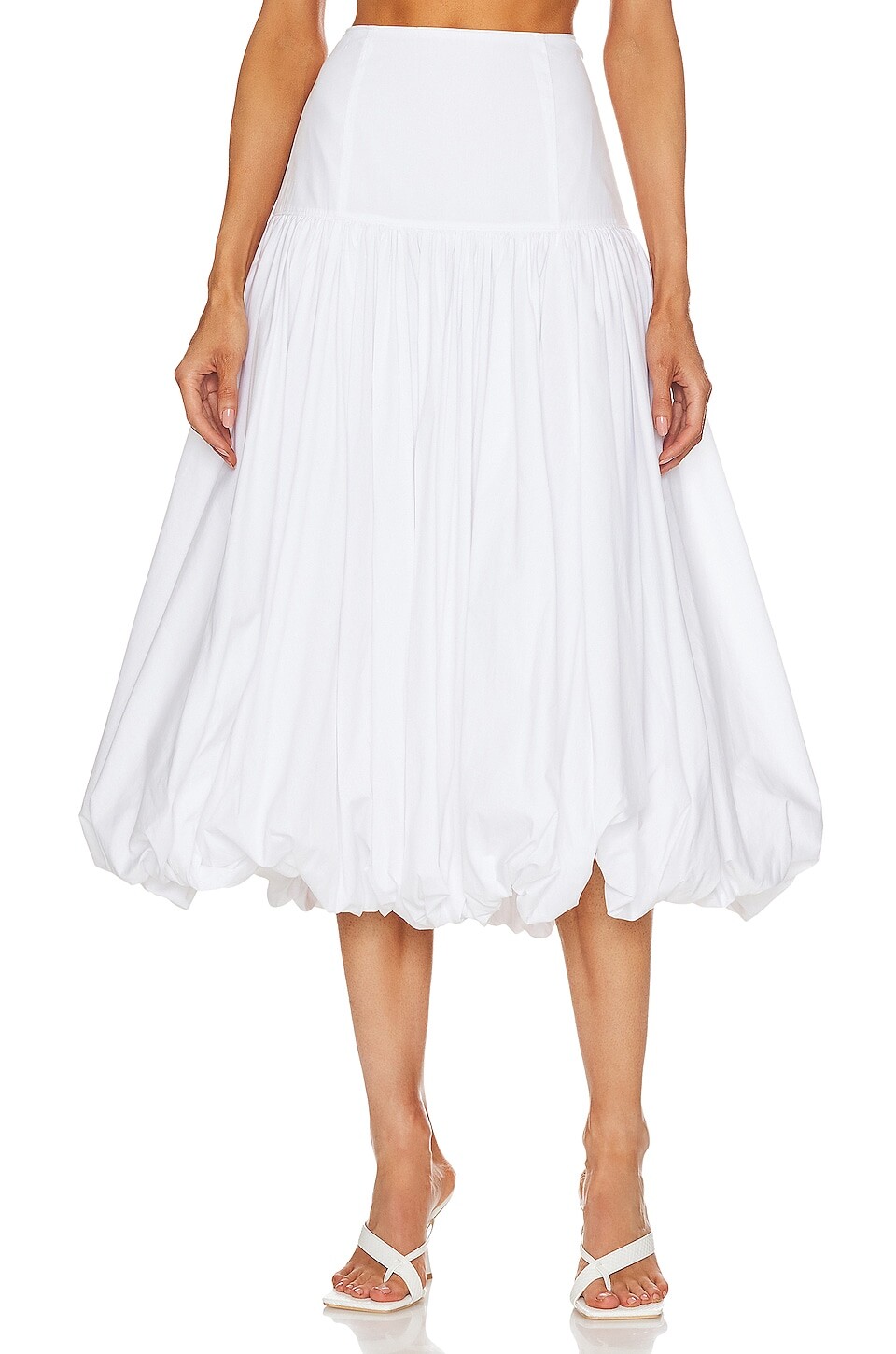 

Юбка миди Cinq a Sept Midi Ellah Skirt, белый