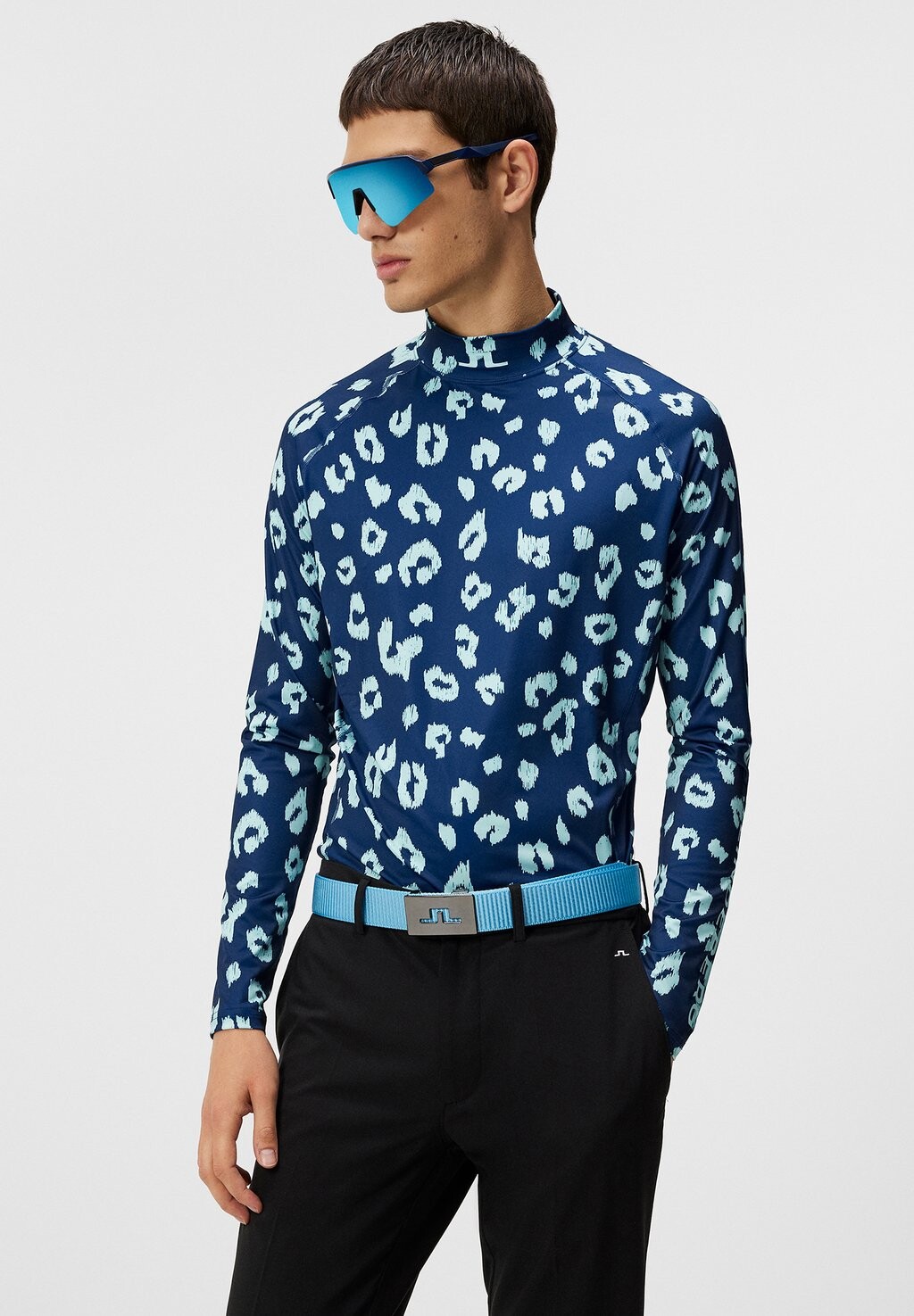 

Топ с длинными рукавами AELLO COMPRESSION J.LINDEBERG Sports, синий