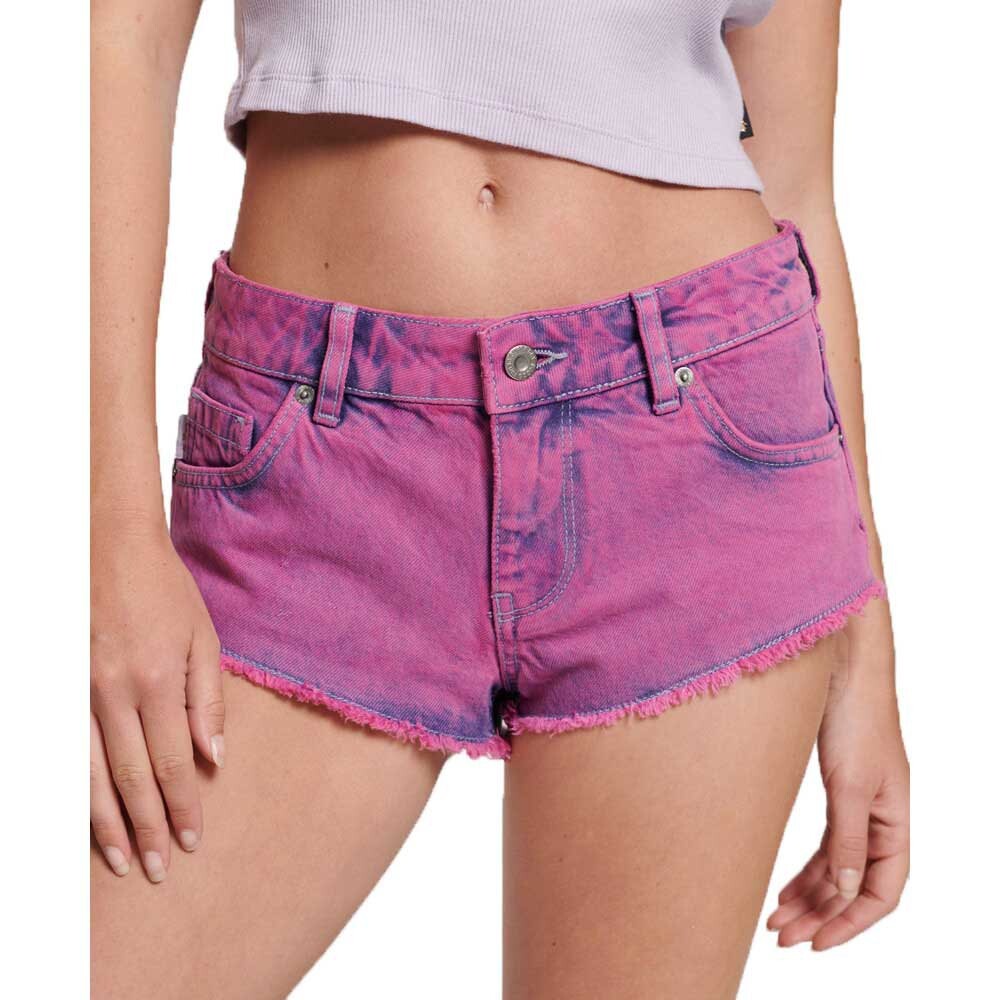 

Шорты Superdry Vintage Washed Hot, розовый