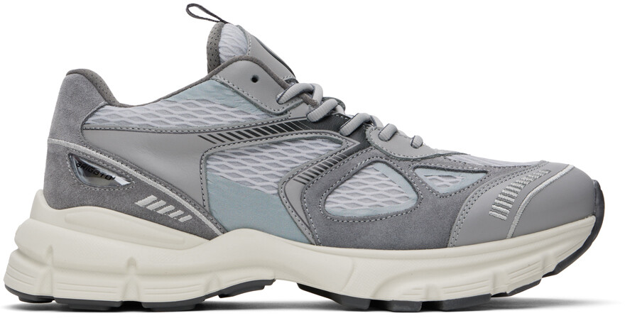 

Серые кроссовки для марафонца Axel Arigato, цвет Dark gray/Gray