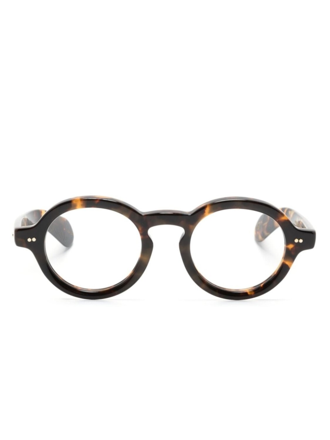 

Moscot очки Foygel в круглой оправе, коричневый