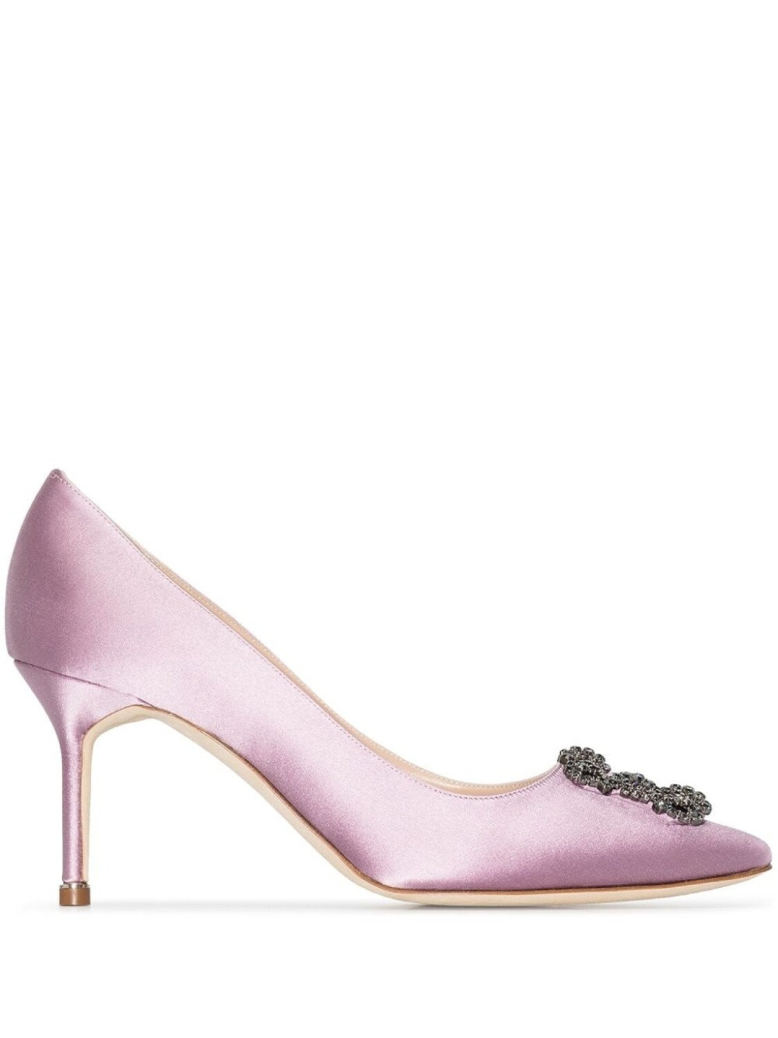 

Туфли-лодочки Hangisi 70 с кристаллами Manolo Blahnik, фиолетовый