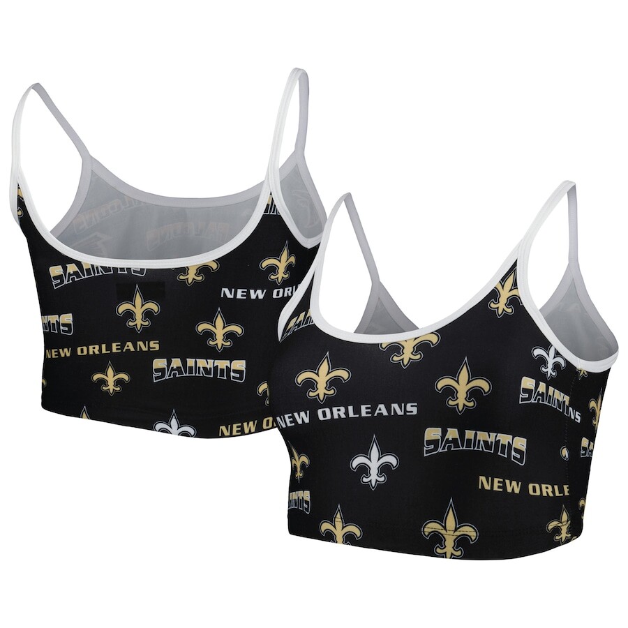 

Спортивный бюстгальтер Concepts Sport New Orleans Saints, черный