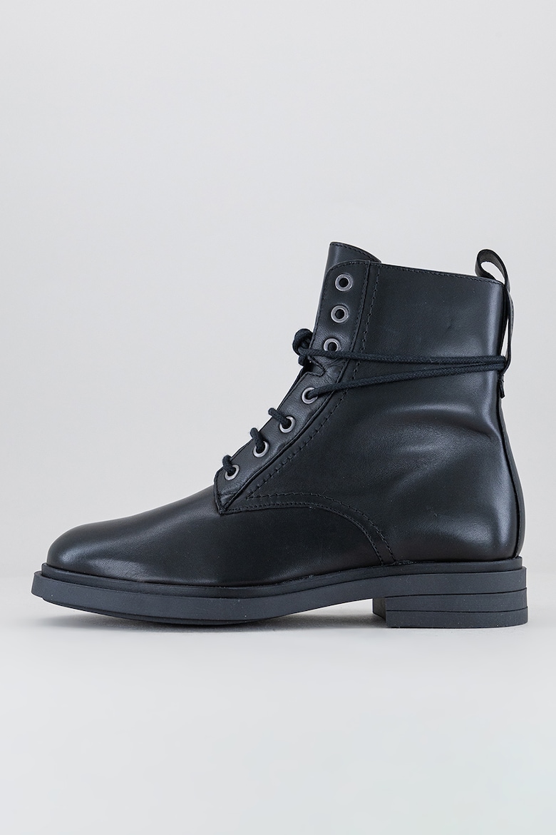 Кожаные ботинки со шнурками Marc O'Polo, черный кожаные туфли со шнурками marc o polo коричневый