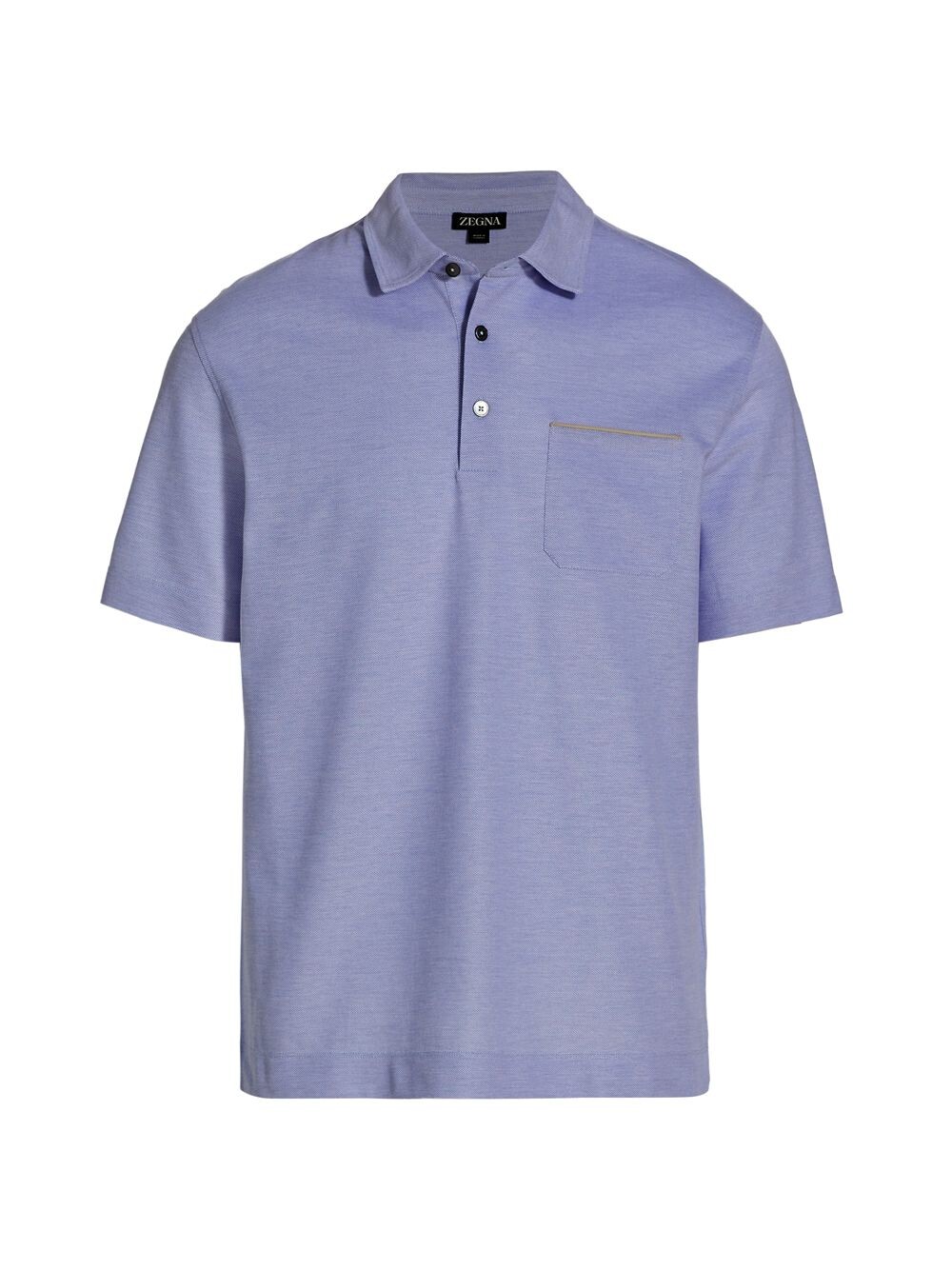 

Хлопковая рубашка поло ZEGNA, зеленый