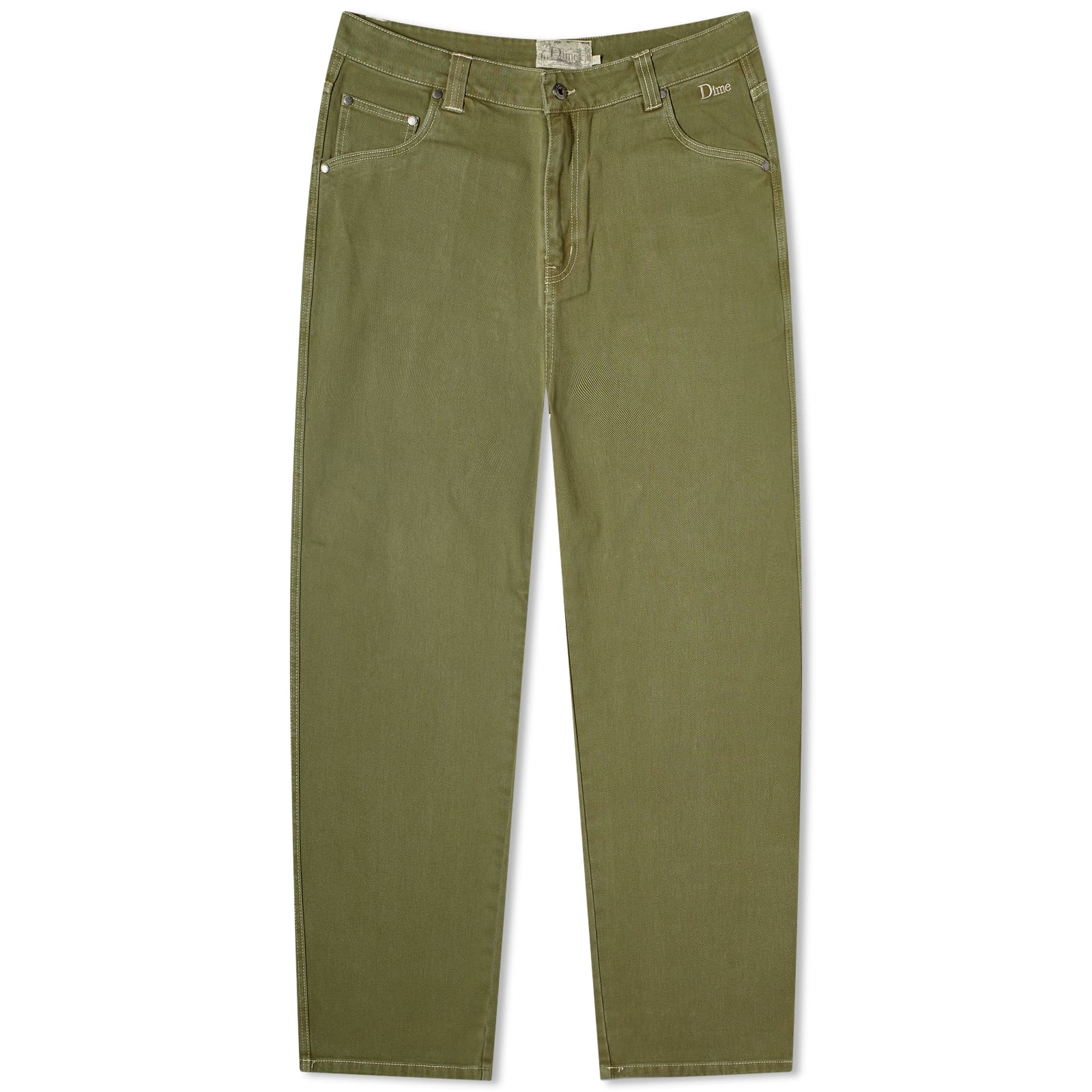 Брюки Dime Classic Relaxed Denim Pant, цвет Washed Green
