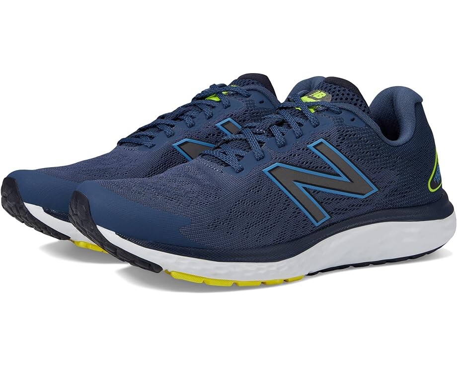 

Кроссовки New Balance Fresh Foam 680v7, цвет Navy/Yellow