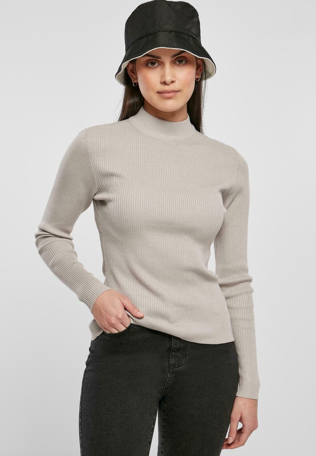 

Свитшот Urban Classics, цвет warmgrey