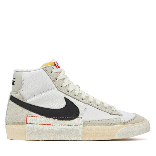 

Кроссовки Nike Blazer Mid Pro Club DQ7673 100 White/Black/Light Bone, белый