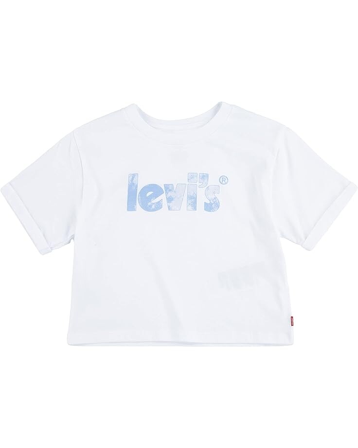 

Футболка Levi'S Meet & Greet Rolled Sleeve Tee, белый