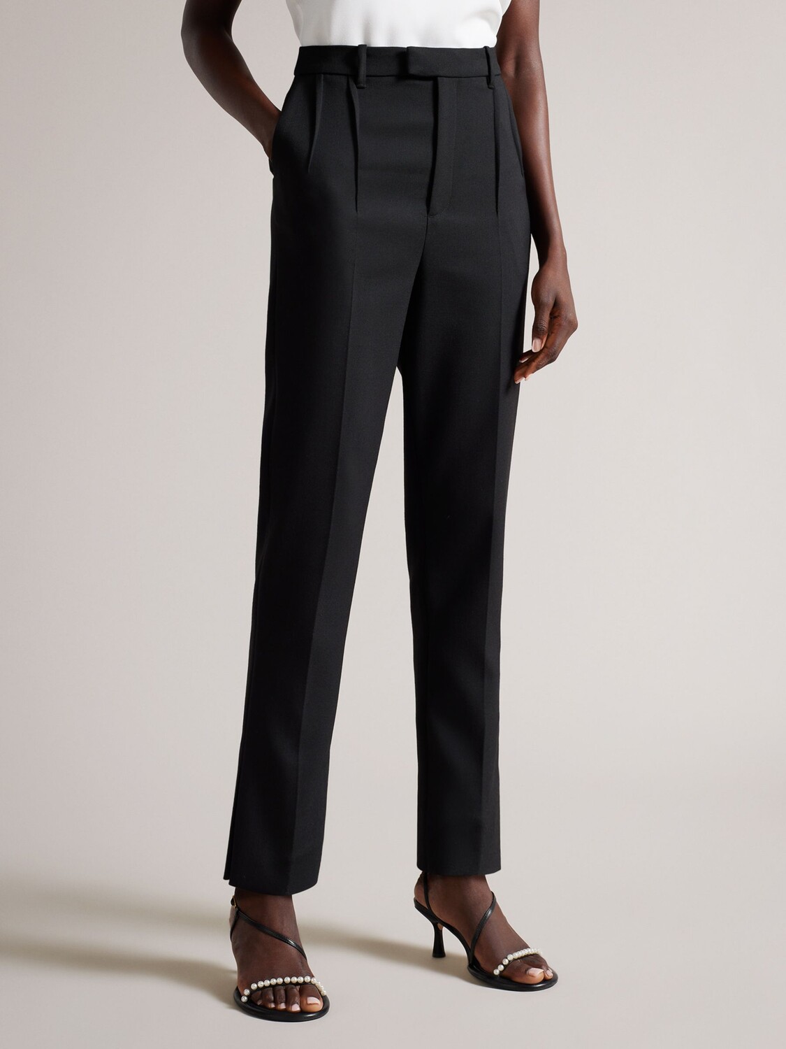 

Брюки строгого кроя Ted Baker Frittat, черные, Черный