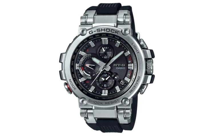 

Часы Casio G-Shock MT-G MTGB1000-1A, серый/красный