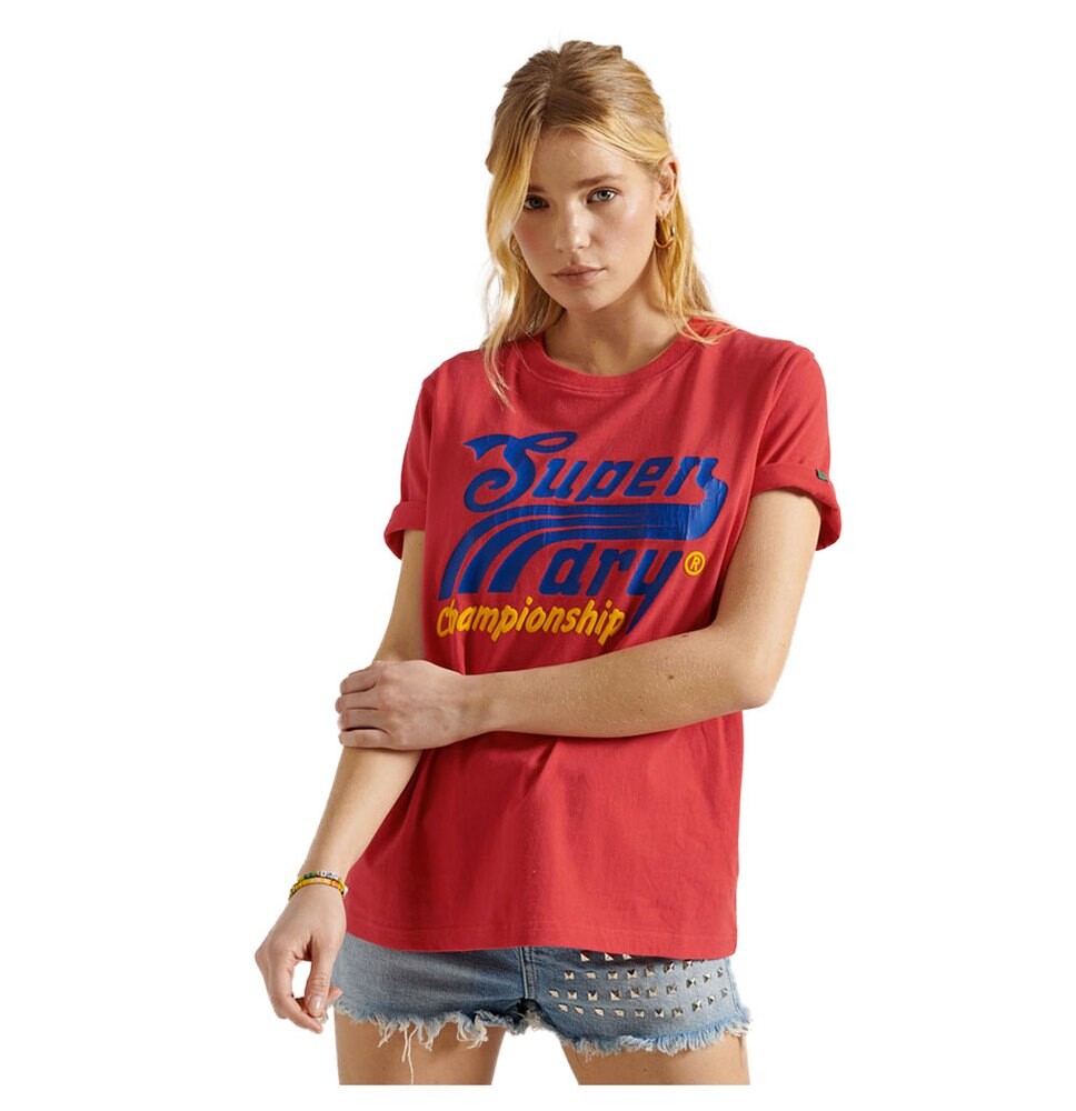 

Футболка Superdry Collegiate Cali State, красный