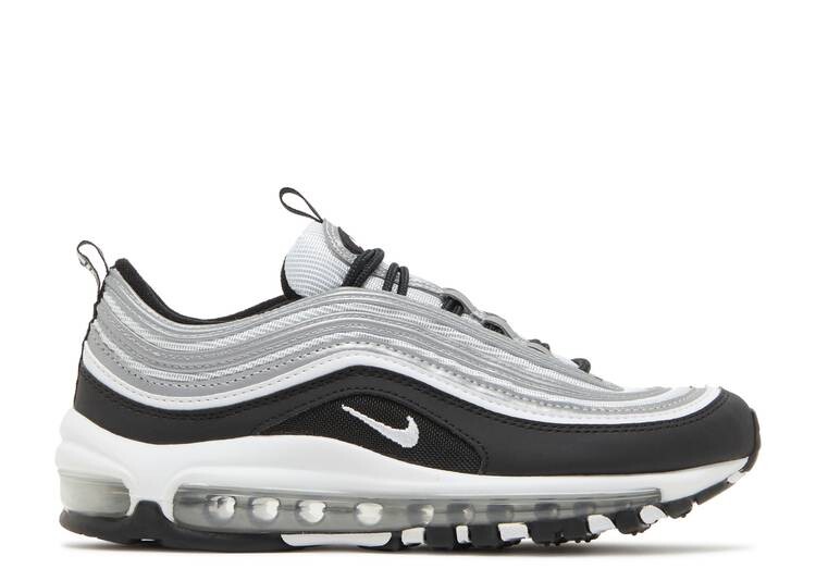 

Кроссовки Nike AIR MAX 97 GS 'BLACK REFLECT SILVER', черный