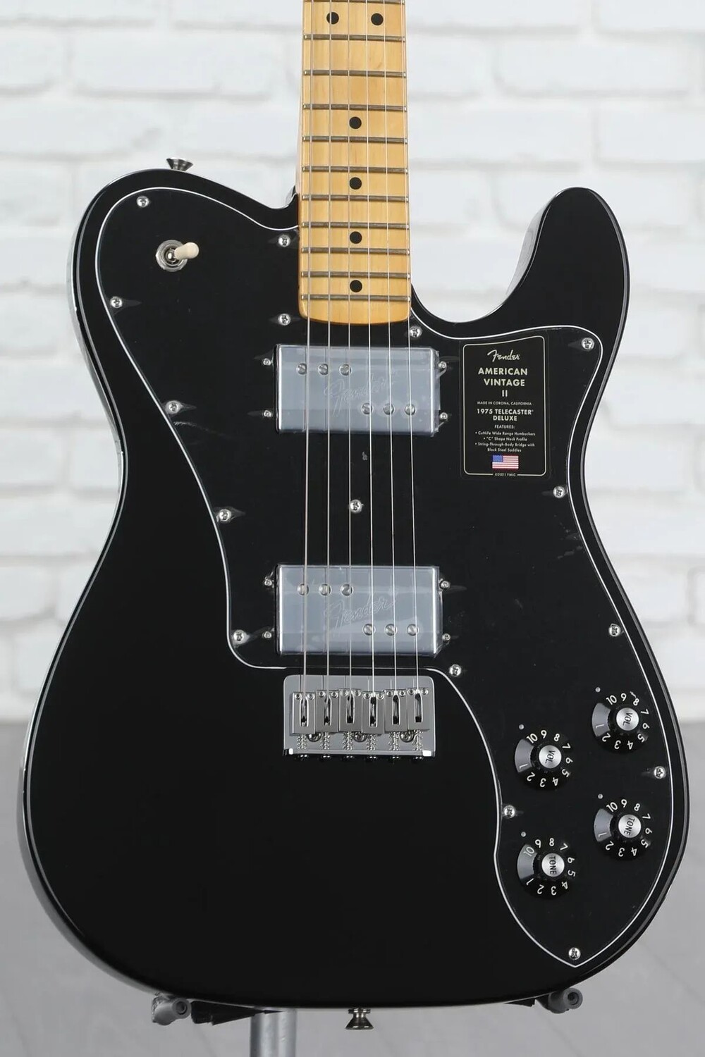 

Электрогитара Fender American Vintage II 1975 Telecaster Deluxe - черная