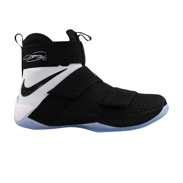 Кроссовки Nike LeBron Soldier 10 SFG 'Black White', черный