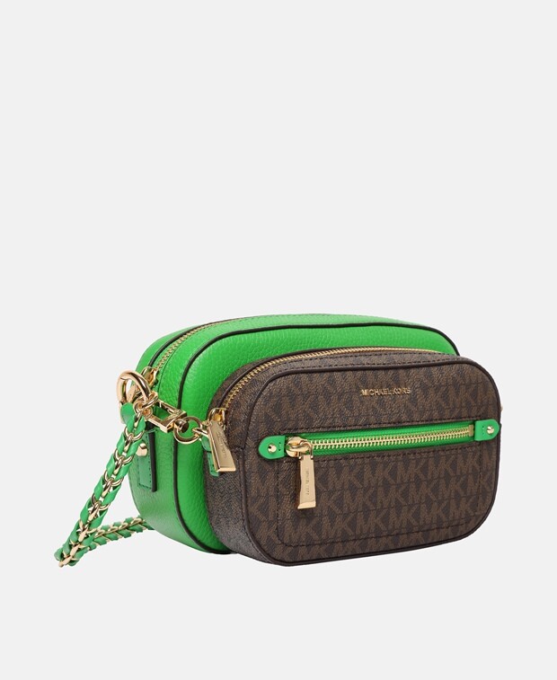 

Кожаная сумка-мессенджер Michael Michael Kors, зеленый