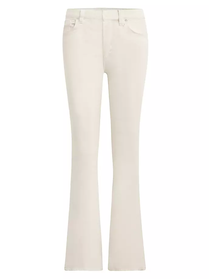 

Расклешенные джинсы Holly с высокой посадкой Hudson Jeans, цвет egret