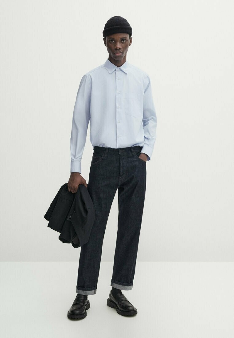 

Прямые джинсы Massimo Dutti, синий