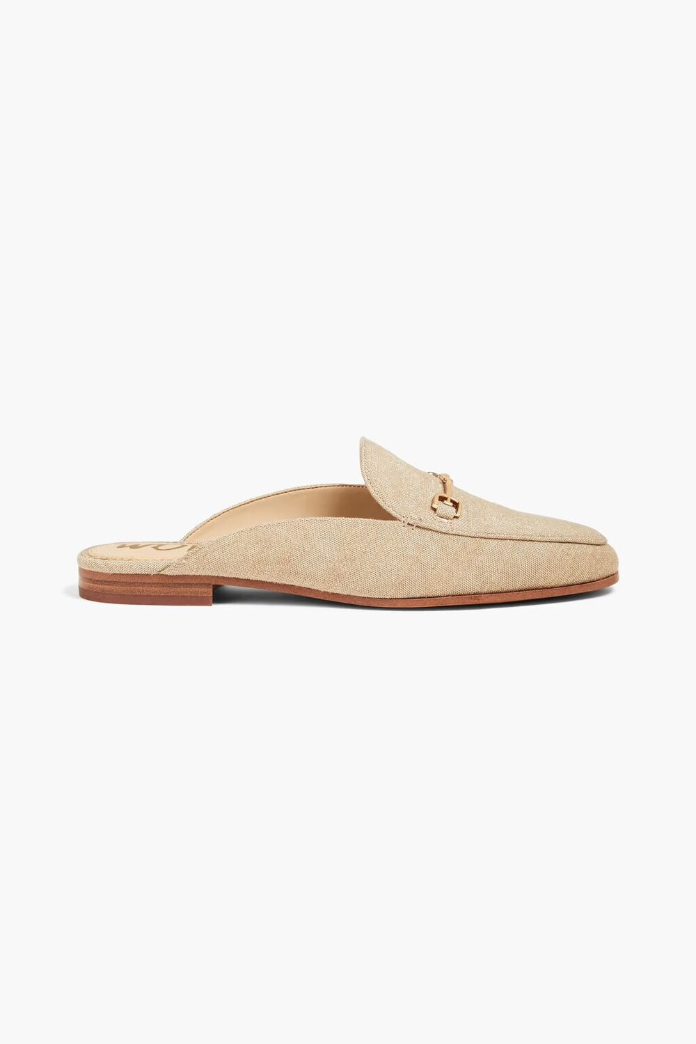 

Плетеные тапочки Linnie с металлизированной отделкой Sam Edelman, нейтральный