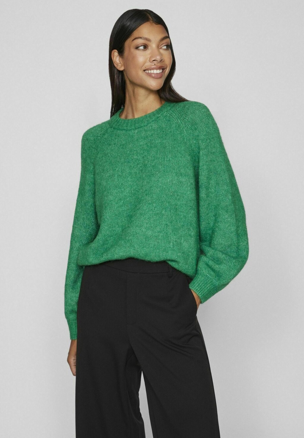

Свитшот VILA VIJAMINA O-NECK L S, цвет bright green