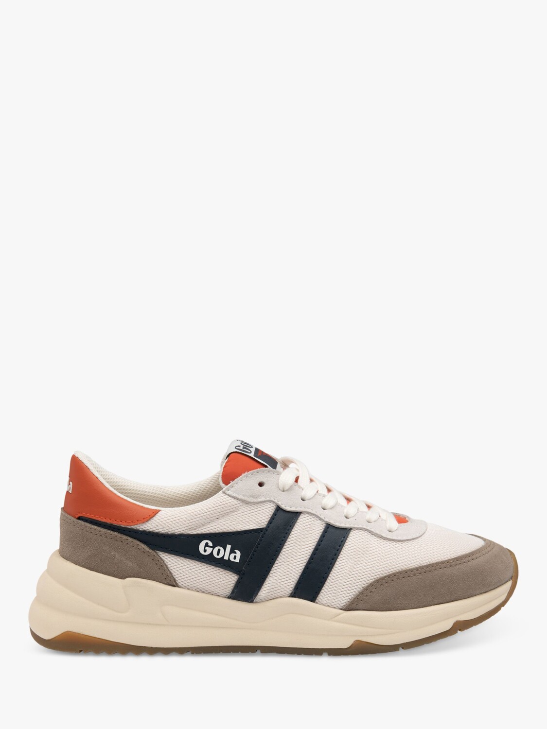 

Кроссовки Gola Classics Jupiter Mesh на шнуровке, Off White/Rhino/Темно-синий
